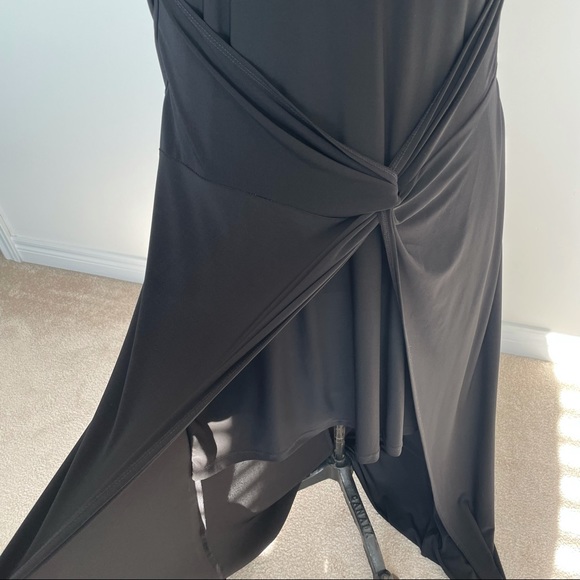 Cleo XXL high low front twist maxi dress - Picture 4 of 8